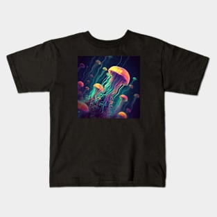 OCEAN ART JELLYFISH Kids T-Shirt